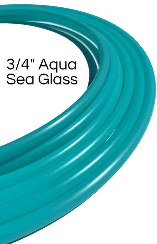 Aqua Seaglass 3/4" HDPE Hoops