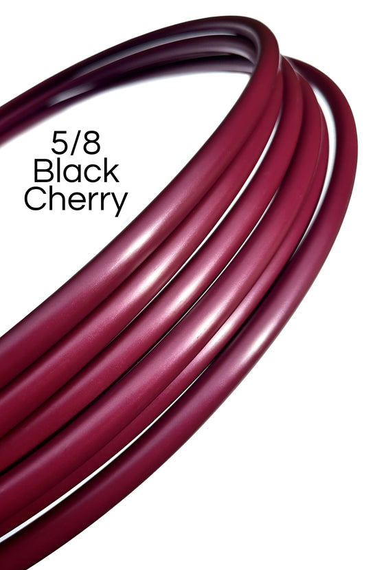 5/8 Black Cherry Colored Polypro Hoops