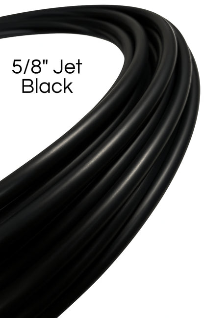 5/8" Jet Black HDPE Beginner Hoops