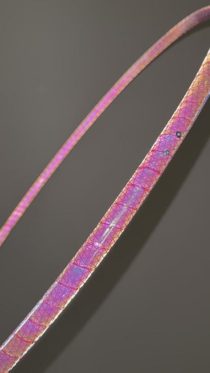 Pixie Dust Opalescent Color-Shift Reflective Taped Hoops