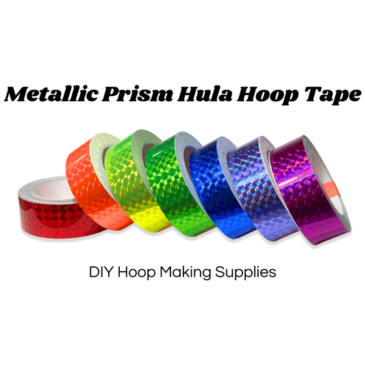 Hoop Supplies: Metallic Prism Hula Hoop Tape | DIY Hoop Craft Supplies