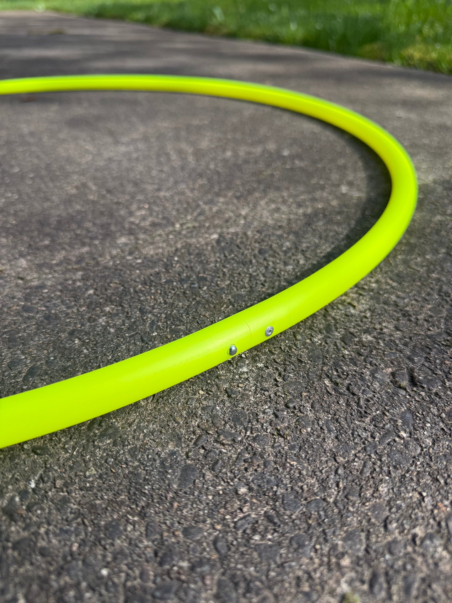 11/16" UV Yellow Colored Polypro Hoops