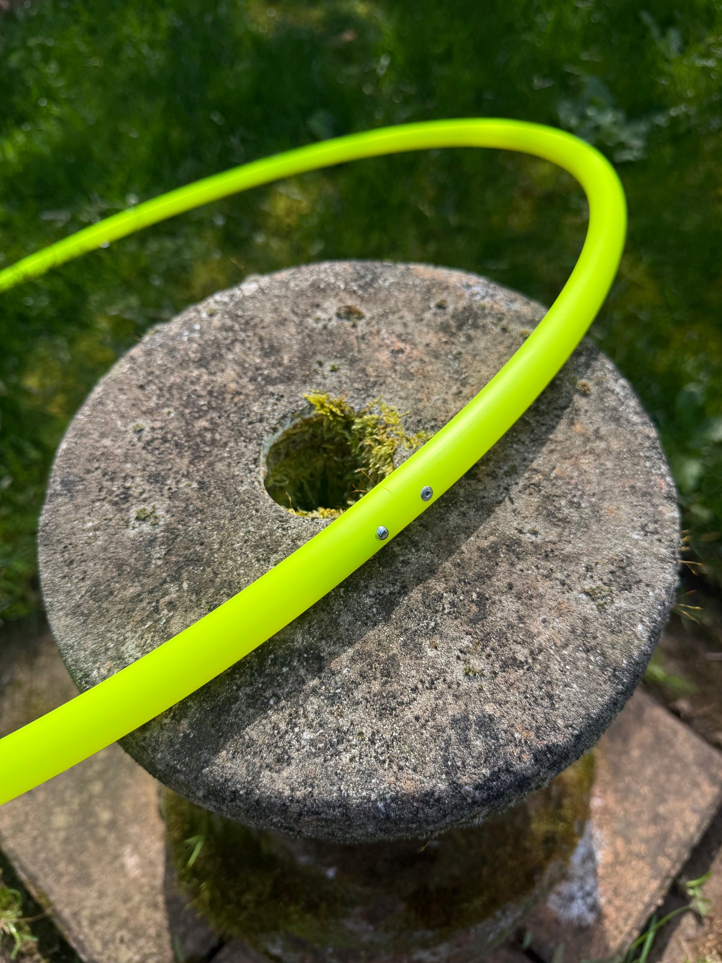 3/4" UV Yellow Colored Polypro Hoops