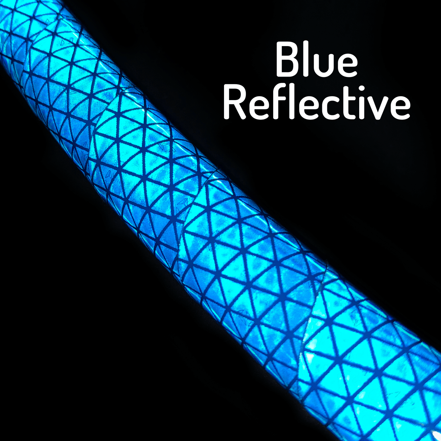 Blue High Intensity Reflective Taped Performance Hoops