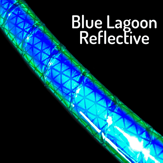 Blue Lagoon Color-Shift Reflective Taped Performance Hoops