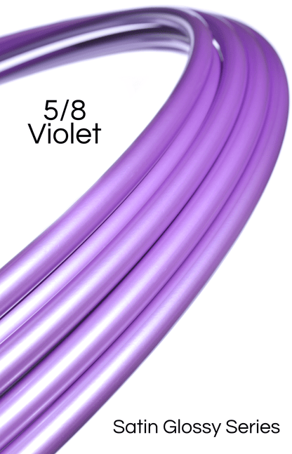 5/8 Violet Satin Gloss Colored Polypro Hoops