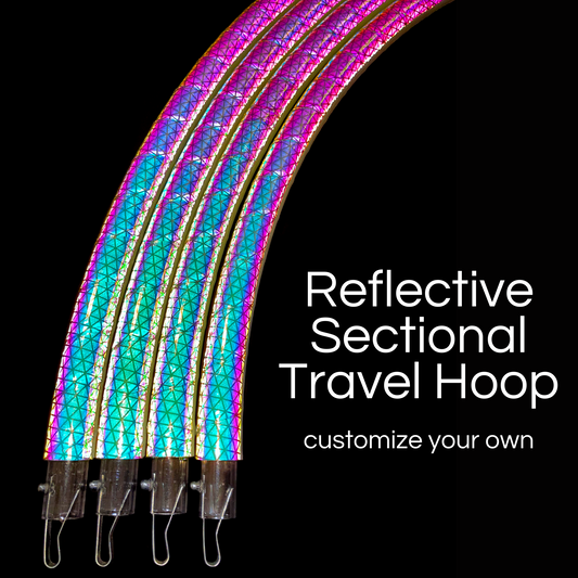 Reflective Taped Sectional Hoops