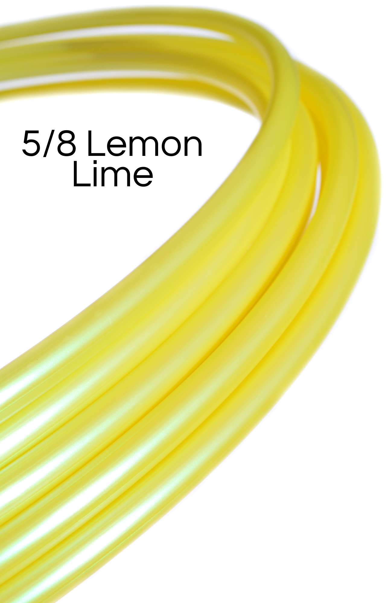 5/8 Lemon Lime Color-Shift Colored Polypro Hoops