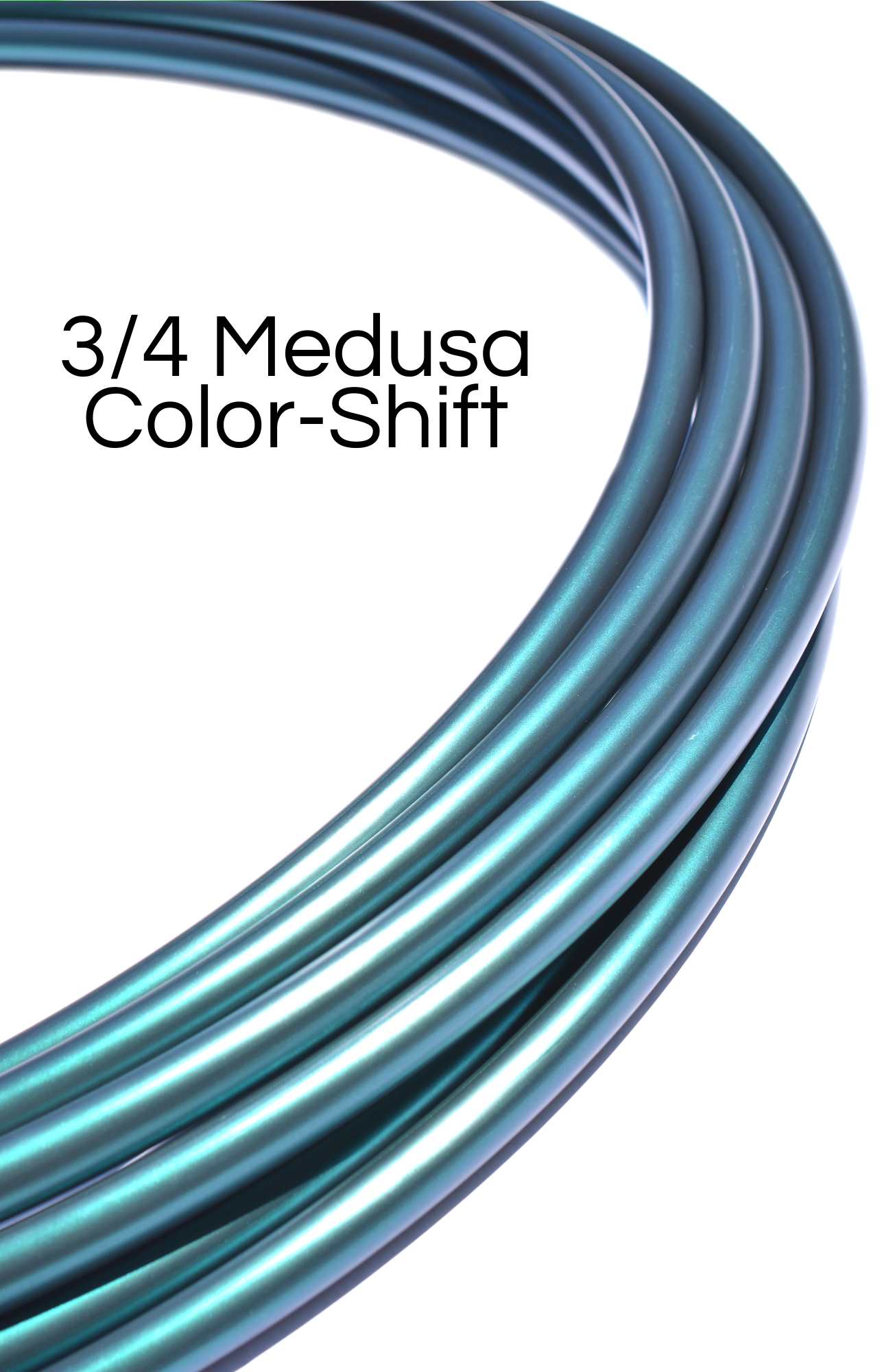 3/4 Medusa Color-Shift Colored Polypro Hoops