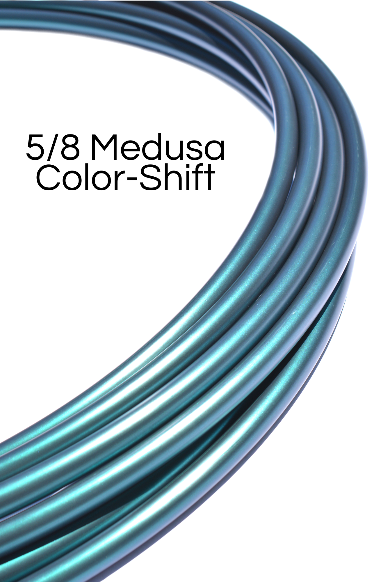 5/8 Medusa Color-Shift Colored Polypro Hoops