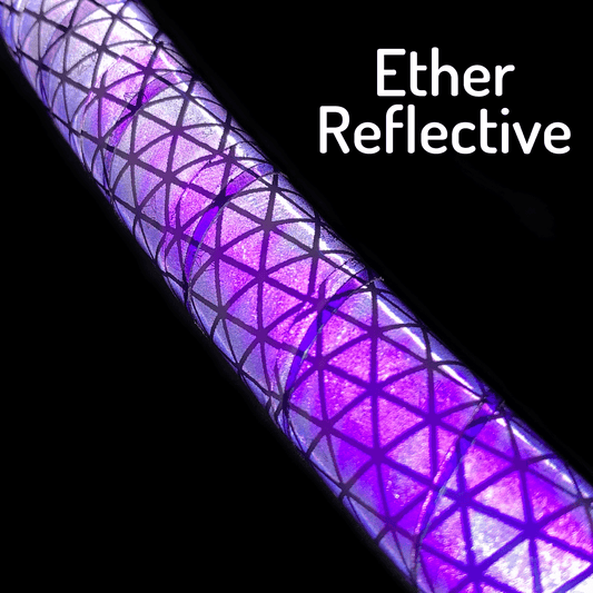 Ether Opalescent Color-Shift Reflective Taped Hoops