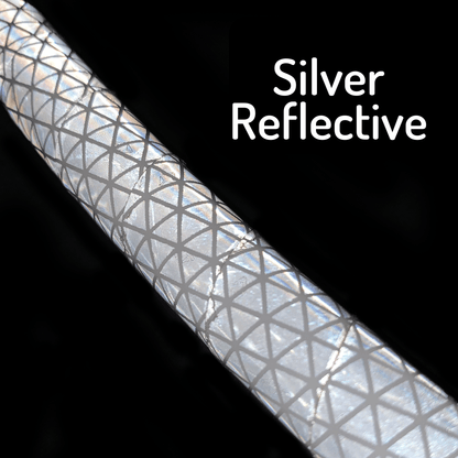 Silver High Intensity Reflective Taped Hoops