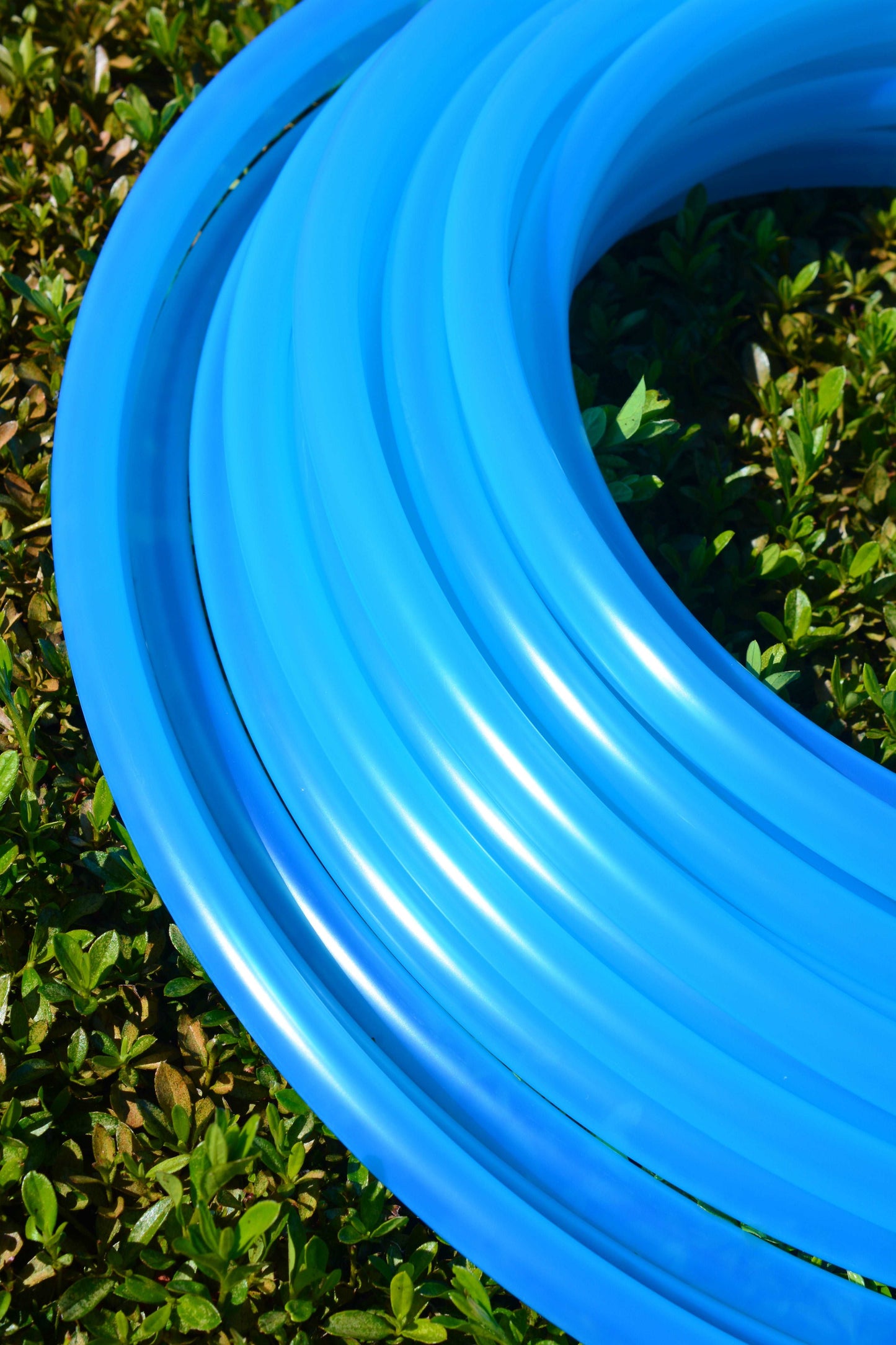 3/4 UV Aquamarine Colored Polypro Hoops