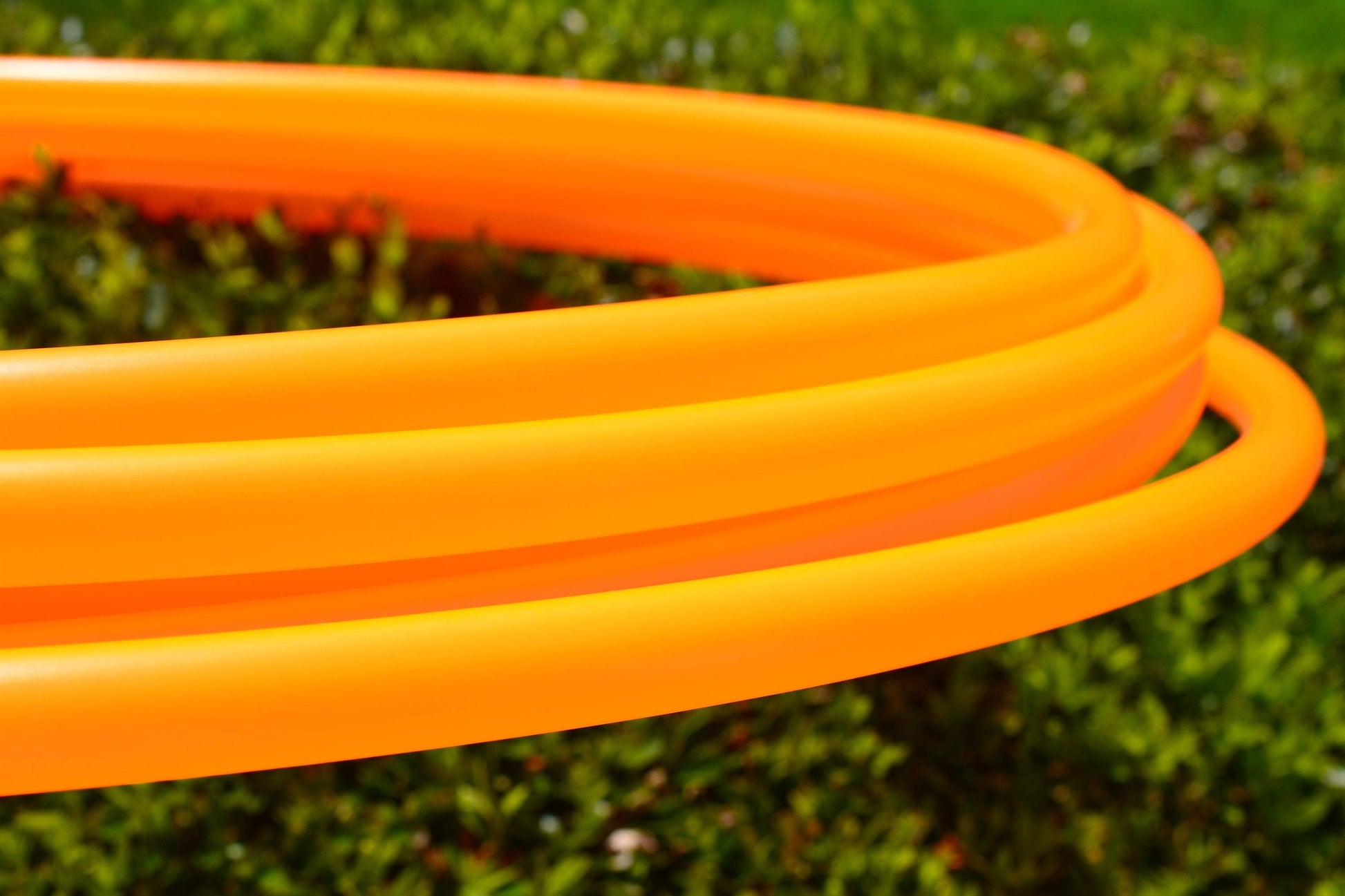 3/4 UV Orange Colored Polypro Hoops