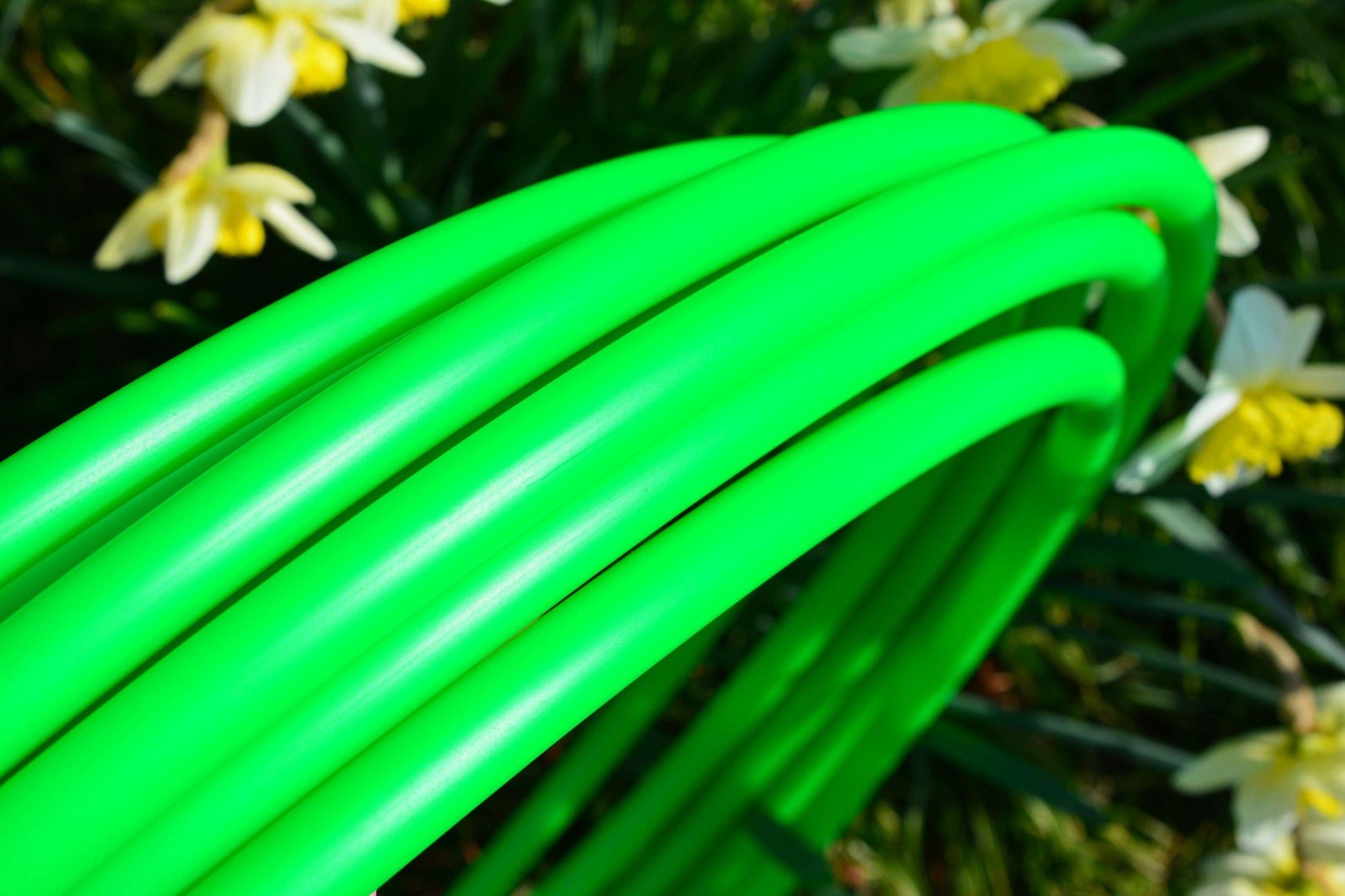 3/4 UV Green Colored Polypro Hoops