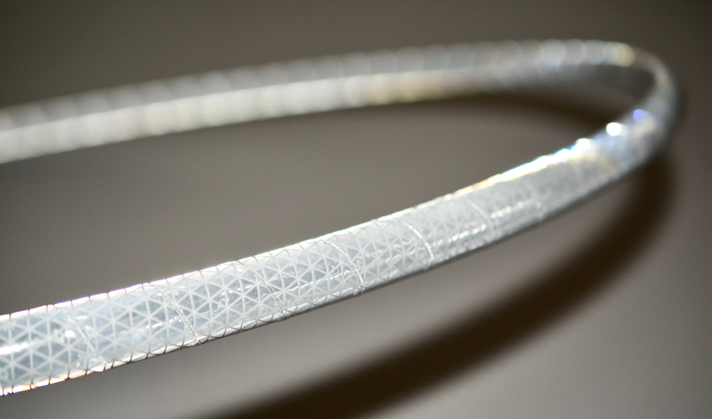 Silver High Intensity Reflective Taped Hoops