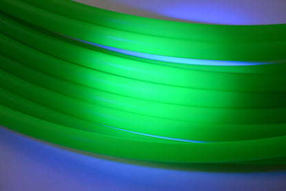 5/8 UV Green Colored Polypro Hoops