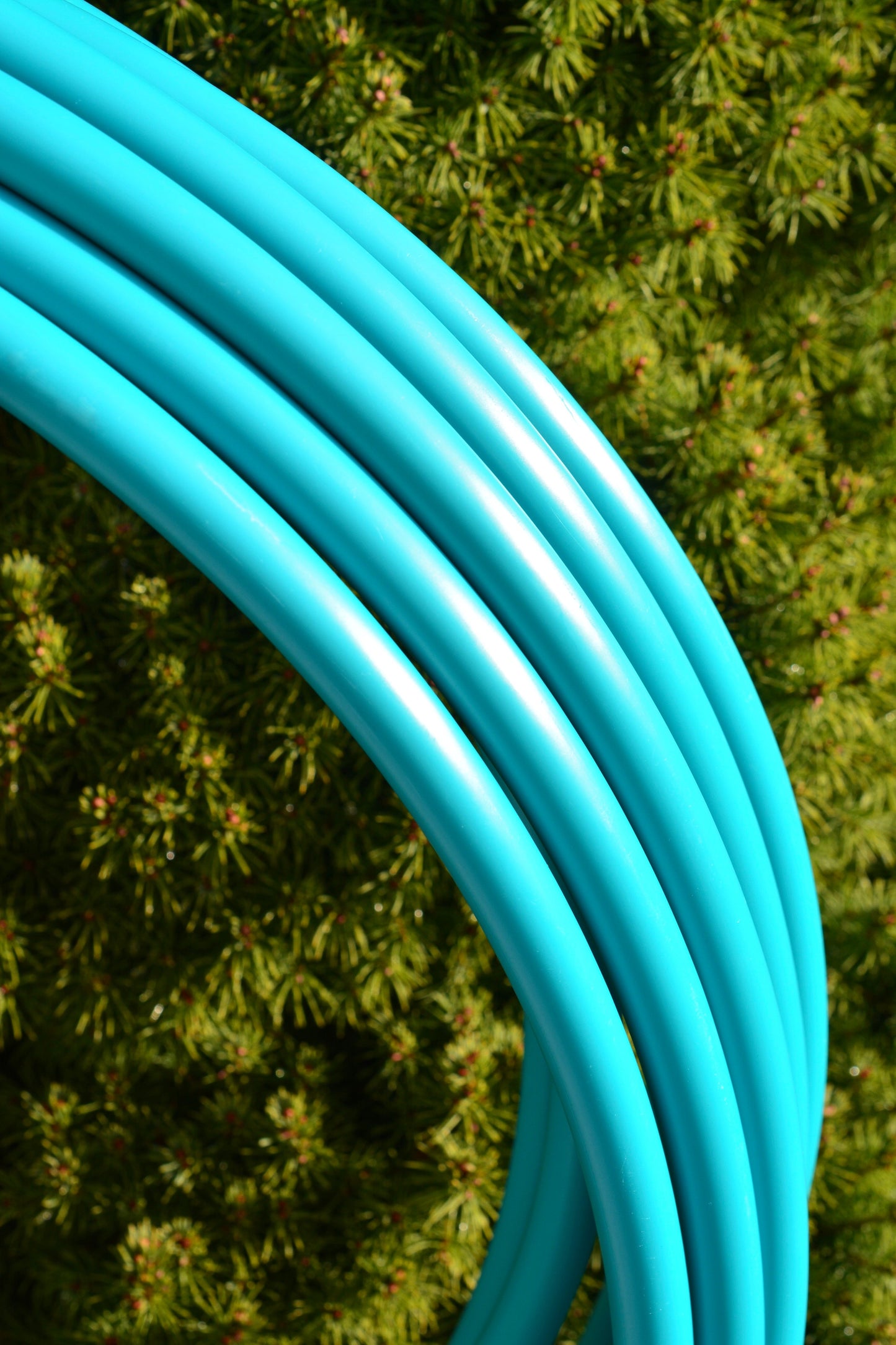 5/8 Retro Teal Colored Polypro Hoops