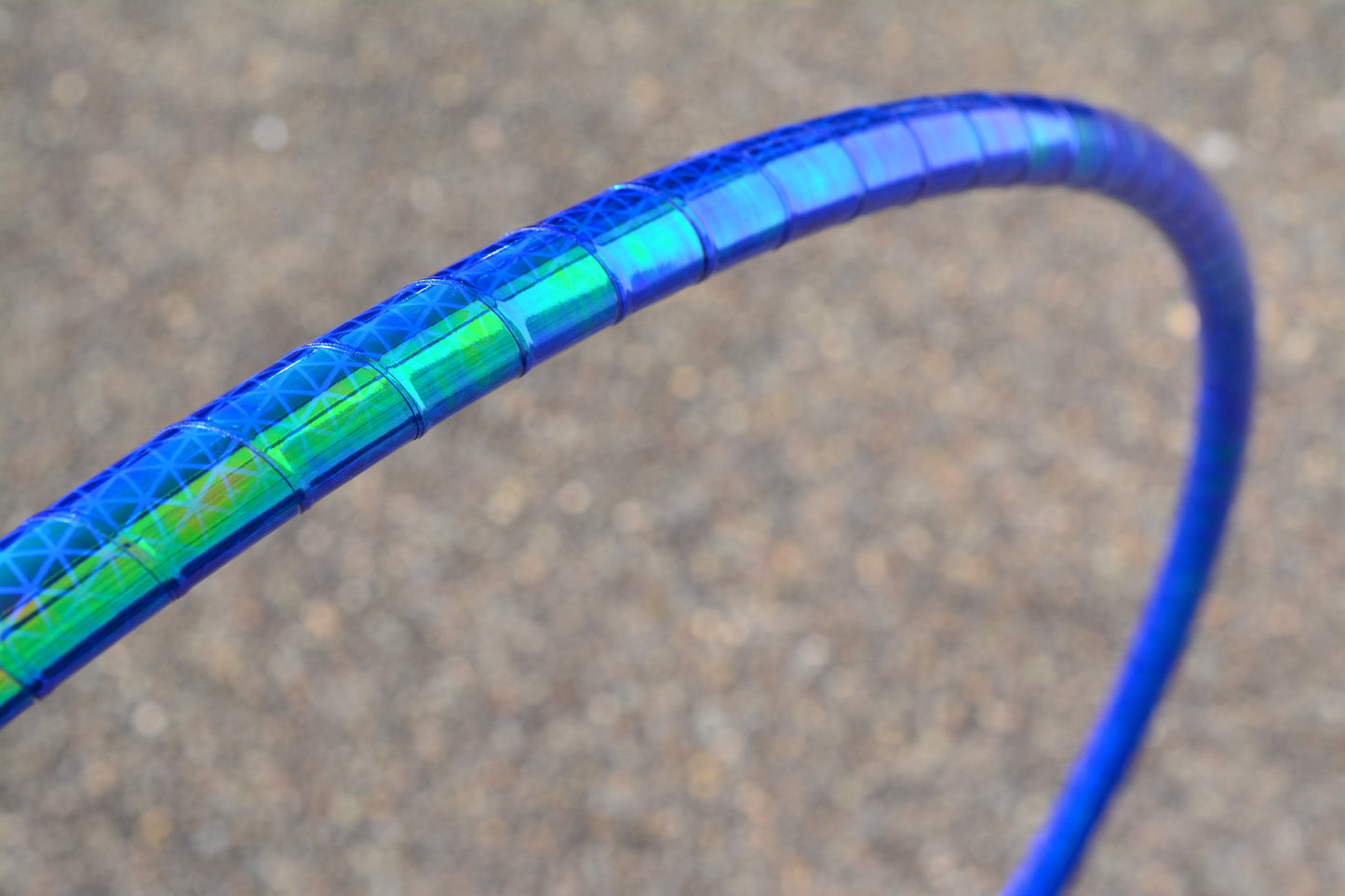 Aquatic Blue Opalescent Color-Shift Reflective Taped Hoops