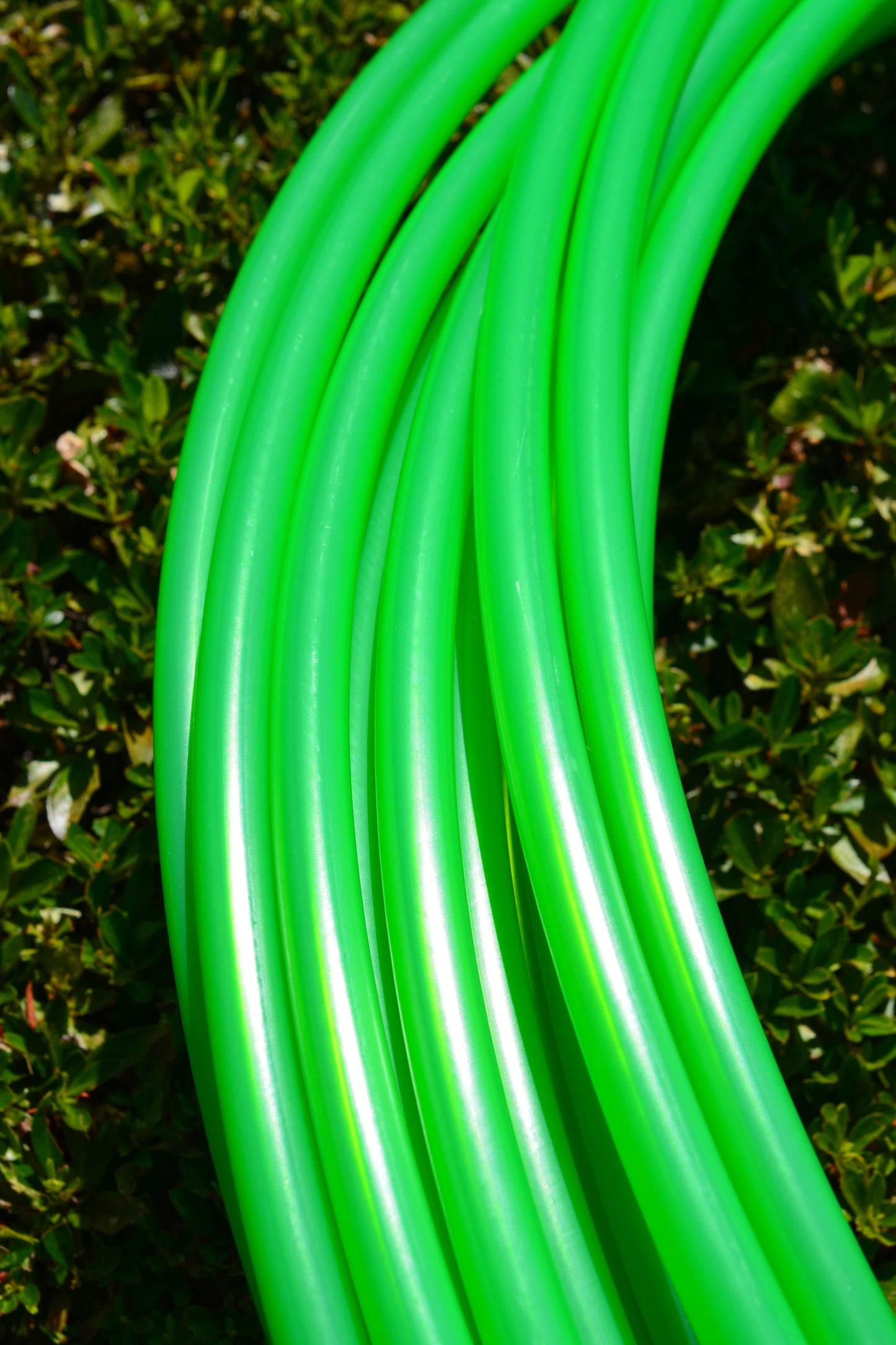5/8 Rainforest Green Translucent Colored Polypro Hoops