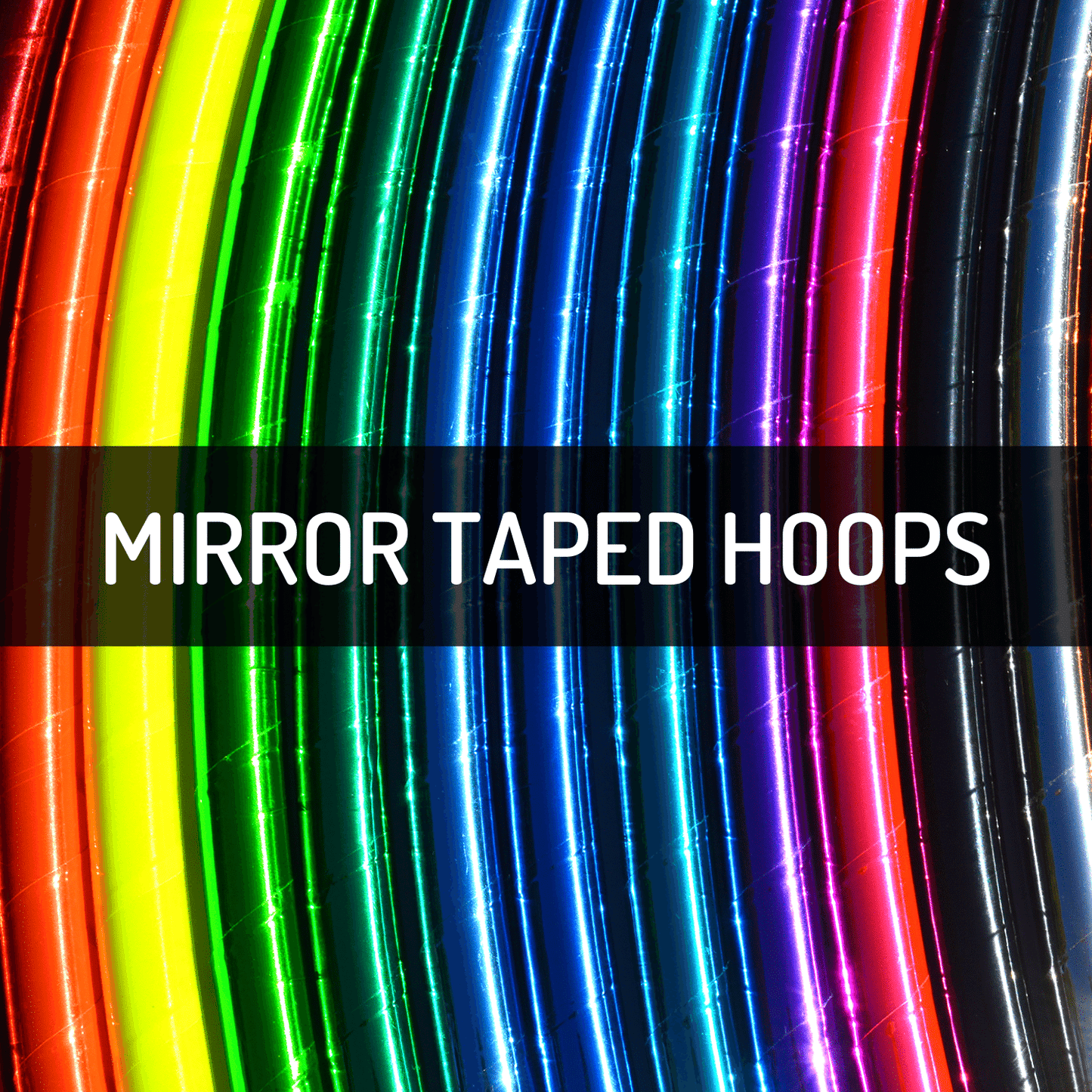Metallic Mirror & Prismatic Performance Deco Taped Hoops