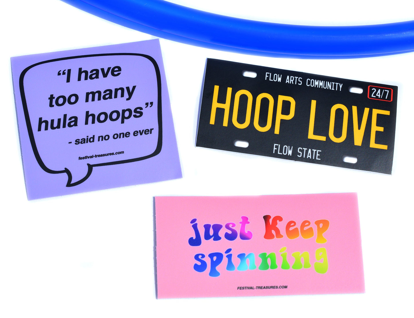 Hoop Love License Plate ~ Hoop Sticker