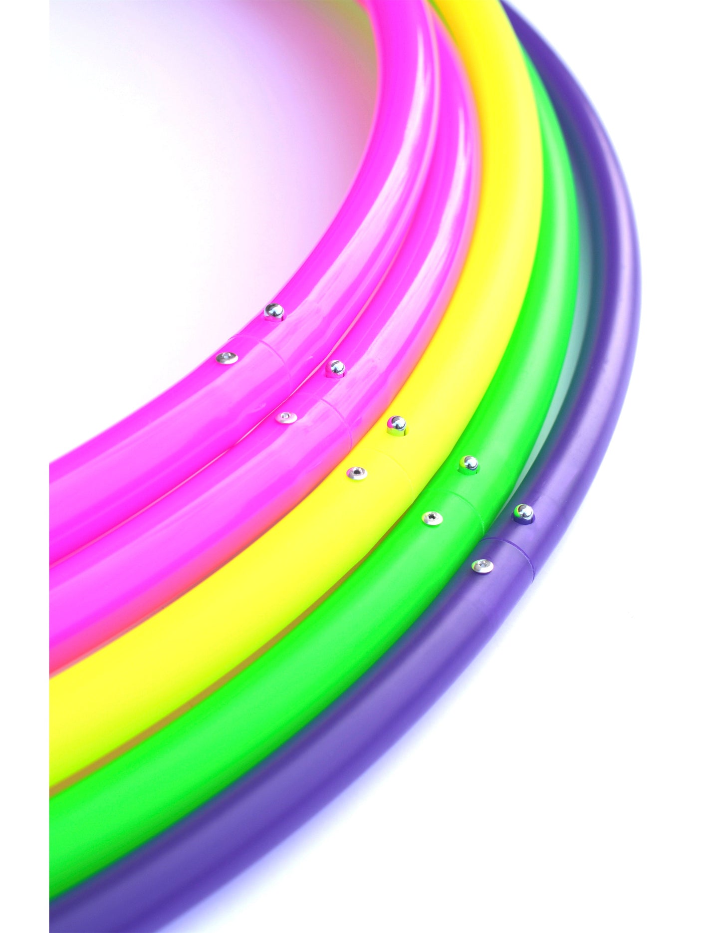 5/8 UV Nuclear Neon Pink Colored Polypro Hoops