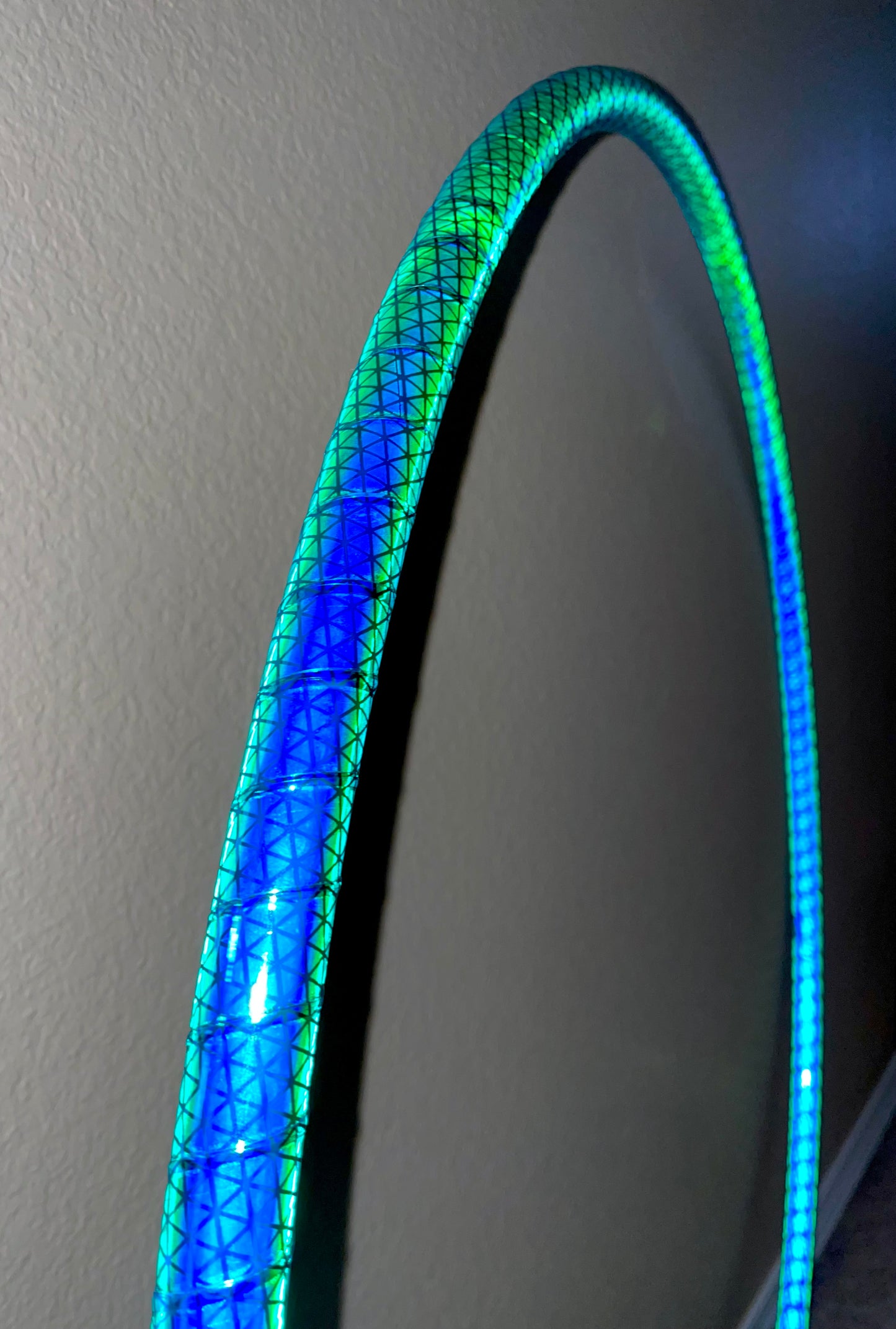 Blue Lagoon Color-Shift Reflective Taped Performance Hoops