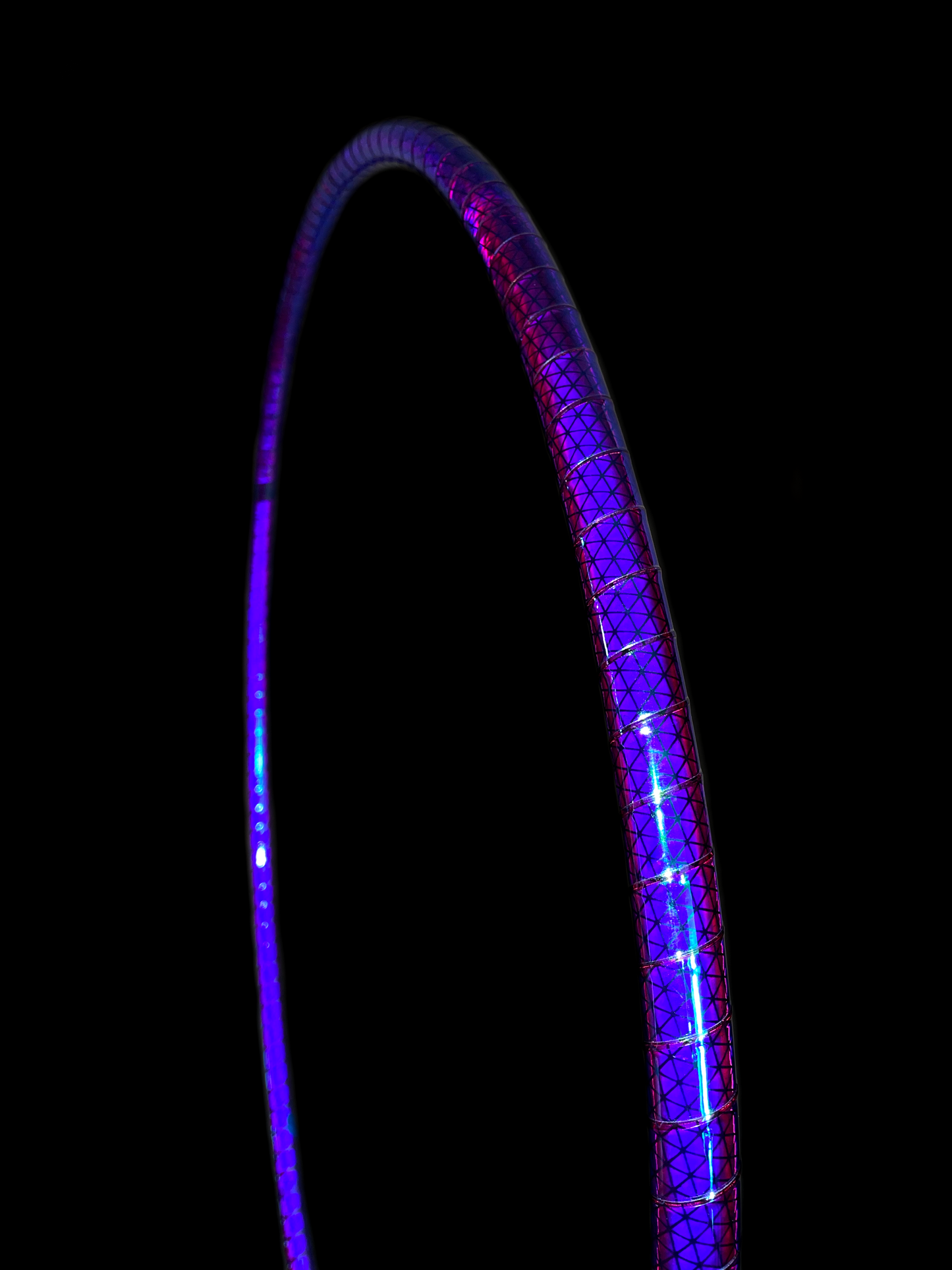 Blue Rubellite Color-Shift Reflective Taped Hoops