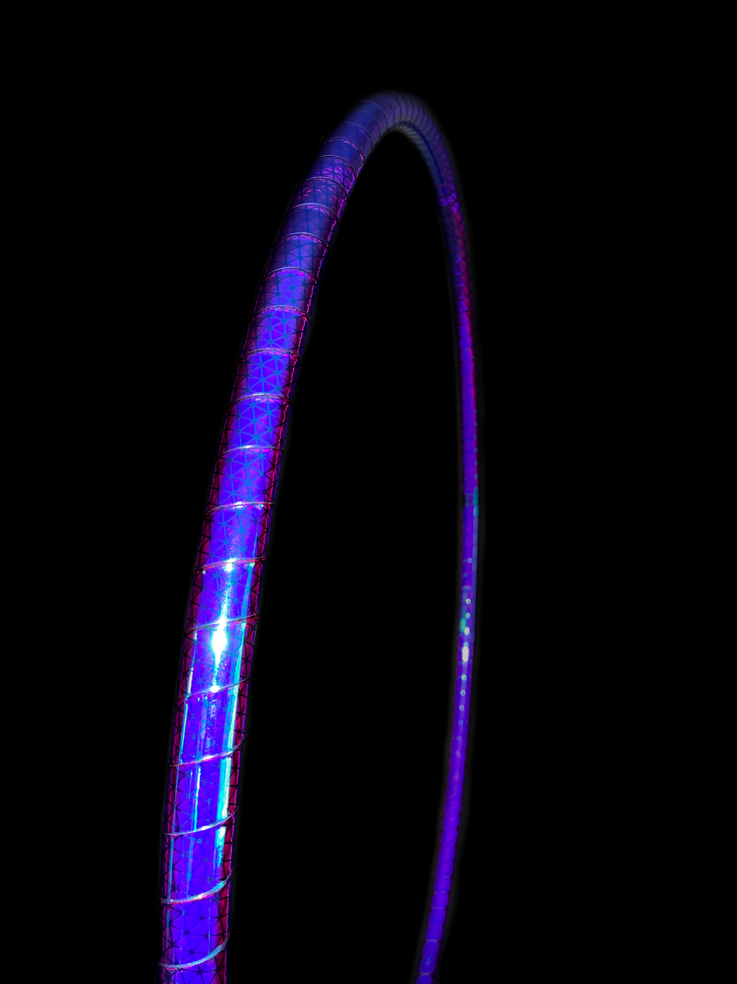 Blue Rubellite Color-Shift Reflective Taped Hoops
