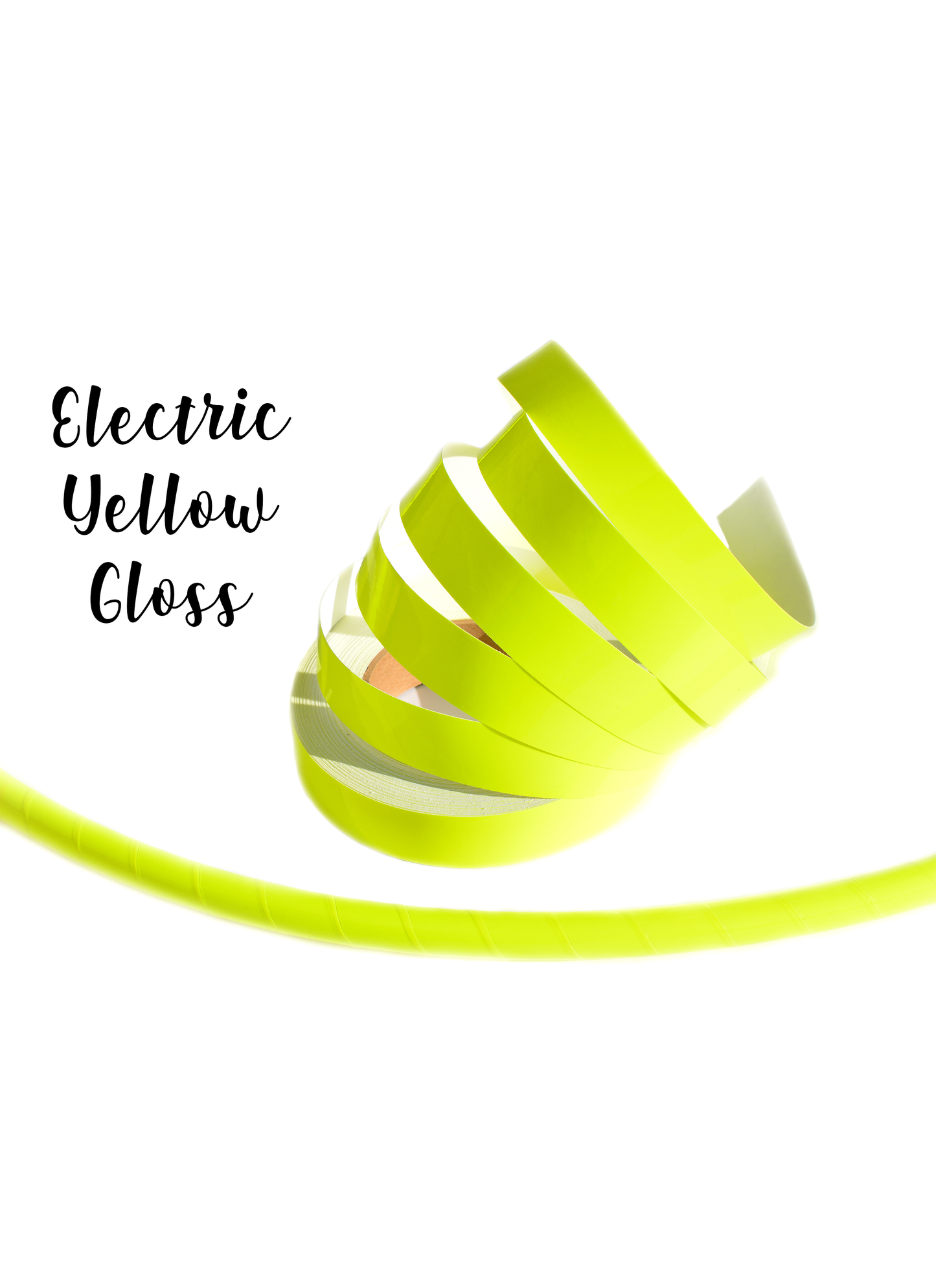 Electric Yellow Gloss Taped Performance Hoops