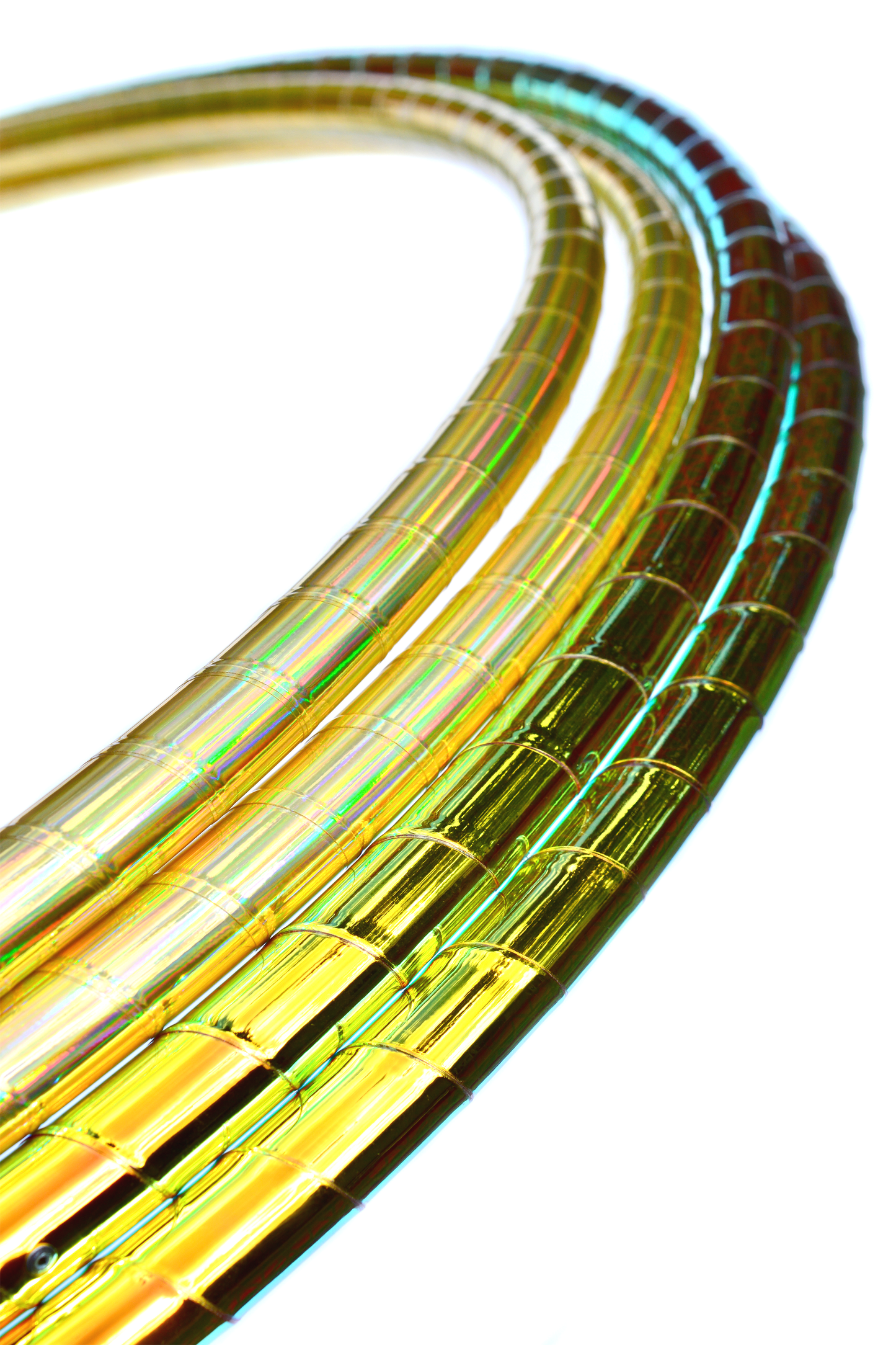 Holographic Performance Taped Hoops
