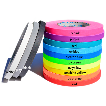 HDPE & Polypro Rainbow Gaffer Taped Beginner Hula Hoop ~ Beginner Adult & Kid Hoops