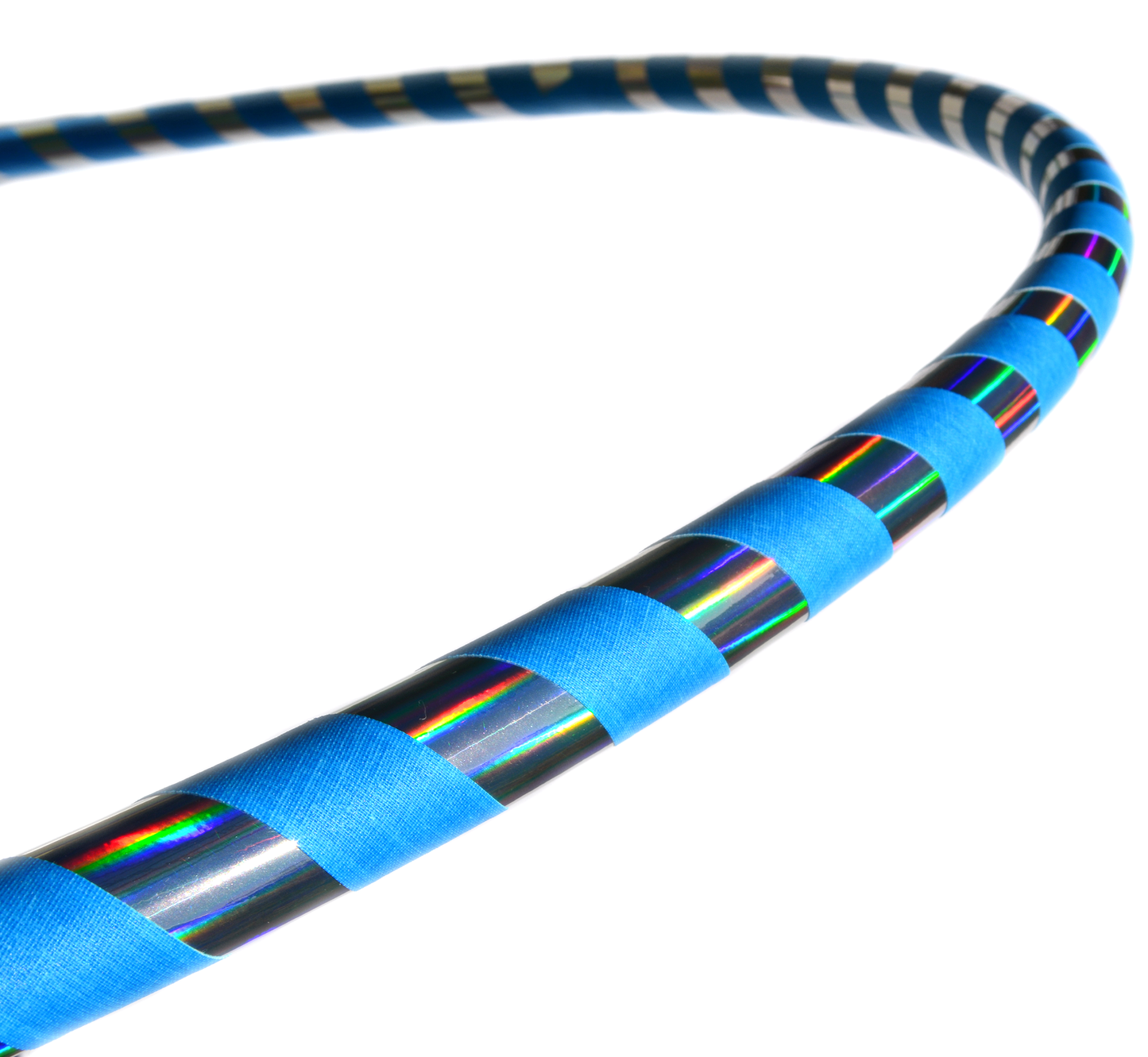 Holographic Taped Beginner Hoop - Holographic Tape w/ Gaffer Grip Tape