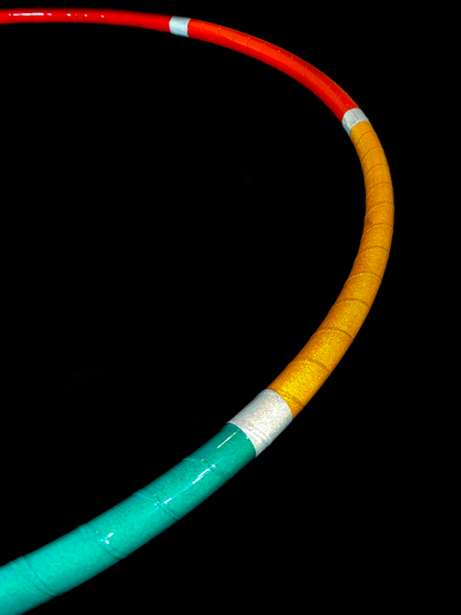 Rainbow Melt Reflective Rainbow Taped Hoops