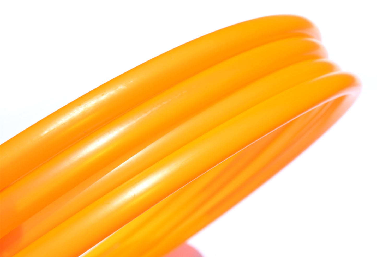 5/8 UV Orange Colored Polypro Hoops