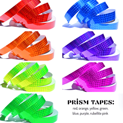 Rainbow Prism Taped Hoops ~ Beginner & Kids Fitness & Practice Hoops