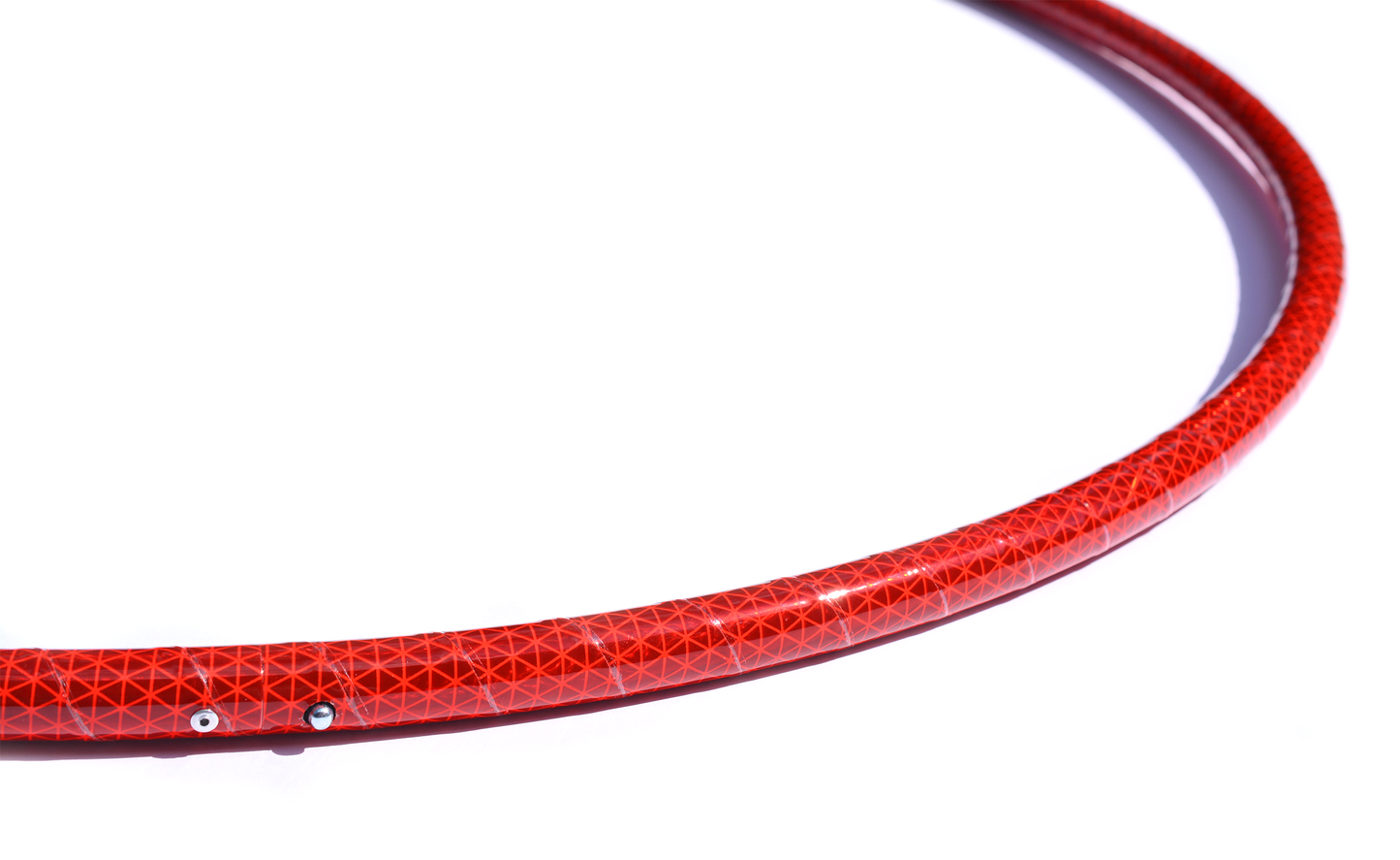 Red Reflective Taped Hoops