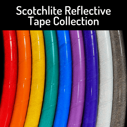 Scotchlite Colored Reflective Taped Hoops